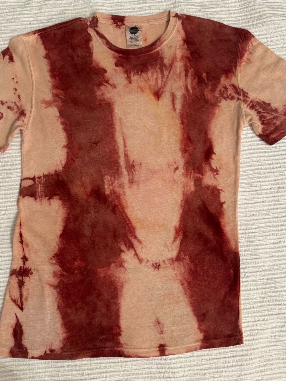 Dharma Trading Co Hemp Organic Cotton Tie Dye Shirt sz M